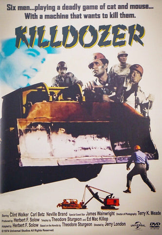 KILLDOZER (ABC 2/2/1974) EXCELLENT QUALITY!!! Clint Walker, Carl Betz, Robert Urich, James Wainwright, Neville Brand and James Watson, Jr.