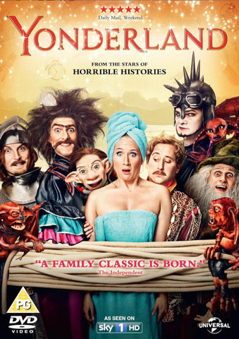 YONDERLAND: THE COMPLETE SERIES + CHRISTMAS SPECIAL AND BONUS (Sky One 2013-2016) RARE!!! HARD TO FIND!!! Martha Howe-Douglas, Stephen Fry, Simon Farnaby, Mathew Baynton, Jim Howick, Laurence Rickard, Benn Willbond