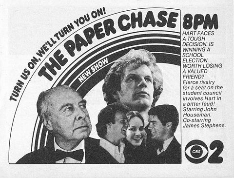 PAPER CHASE, THE (CBS 1978-79/SHOWTIME 1983-86) VERY RARE!!! + EXCLUSIVE BONUS!!! John Houseman, James Stephens, Tom Fitzsimmons, James Keane, Betty Harford, Jane Kaczmarek, Lainie Kazan, Diana Douglas, Michael Tucci, Robert Ginty, Peter Nelson